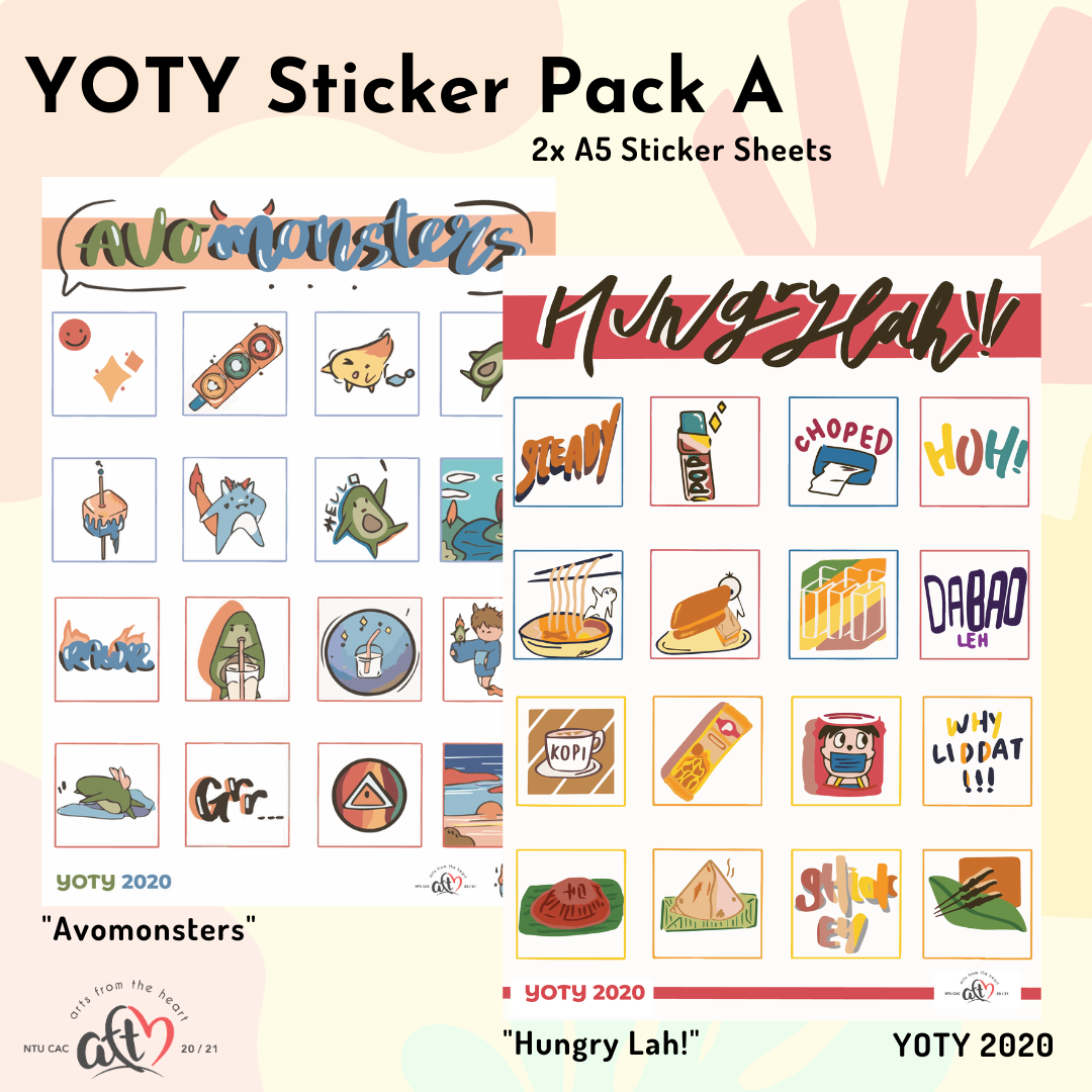 A5 Sticker Pack: Theme A