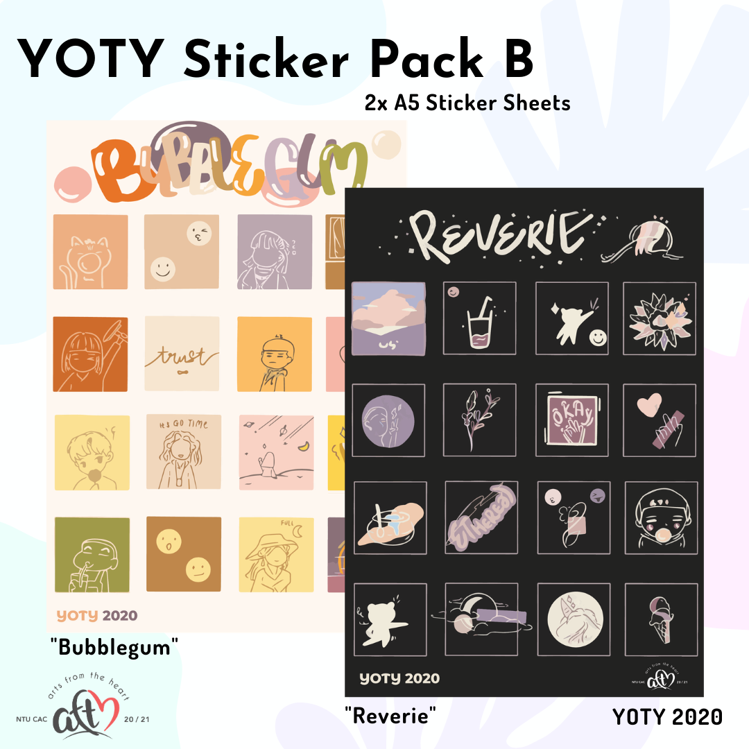 A5 Sticker Pack: Theme B